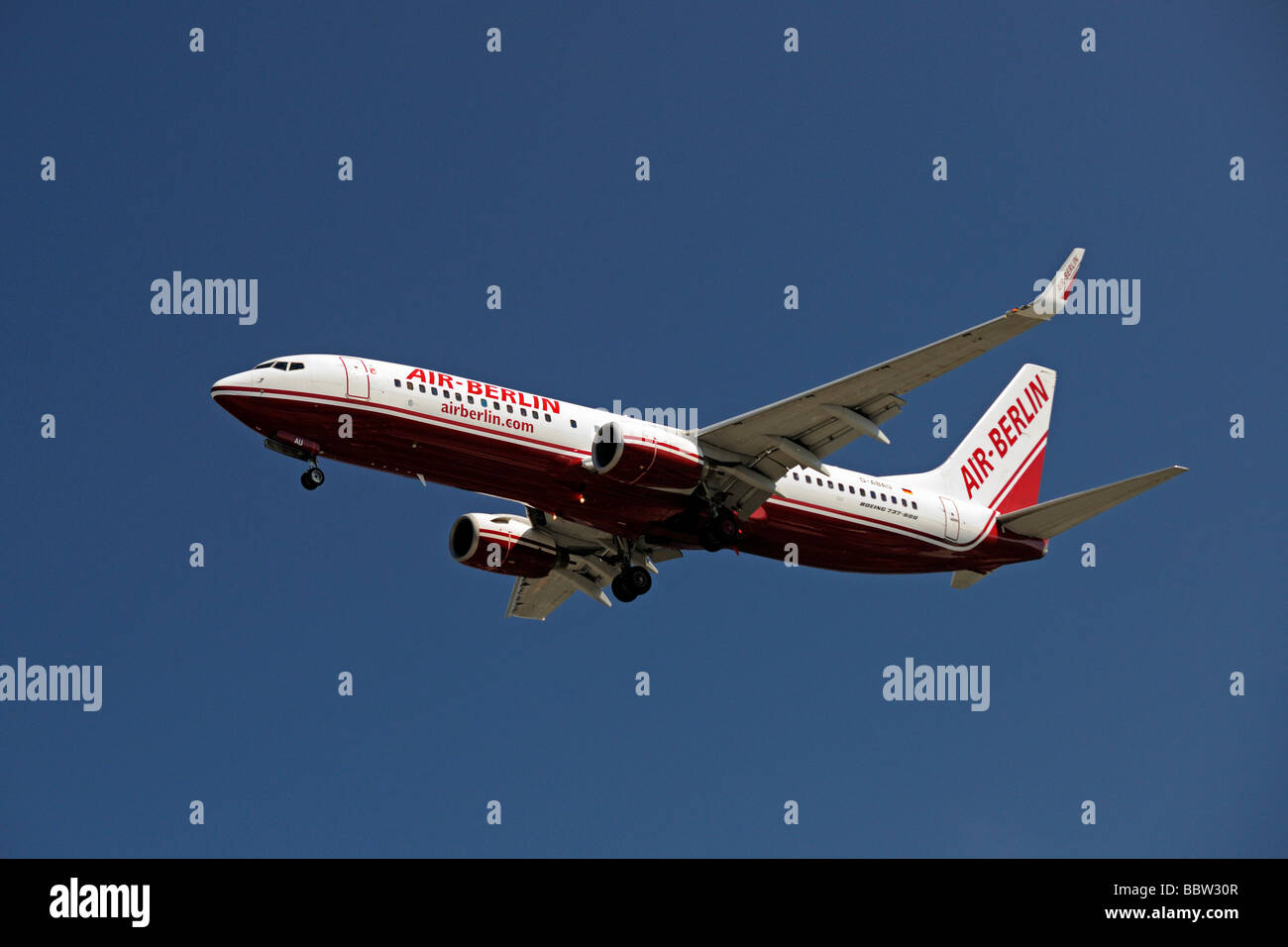 Boeing 737 800 of the airline Air Berlin Stock Photo - Alamy