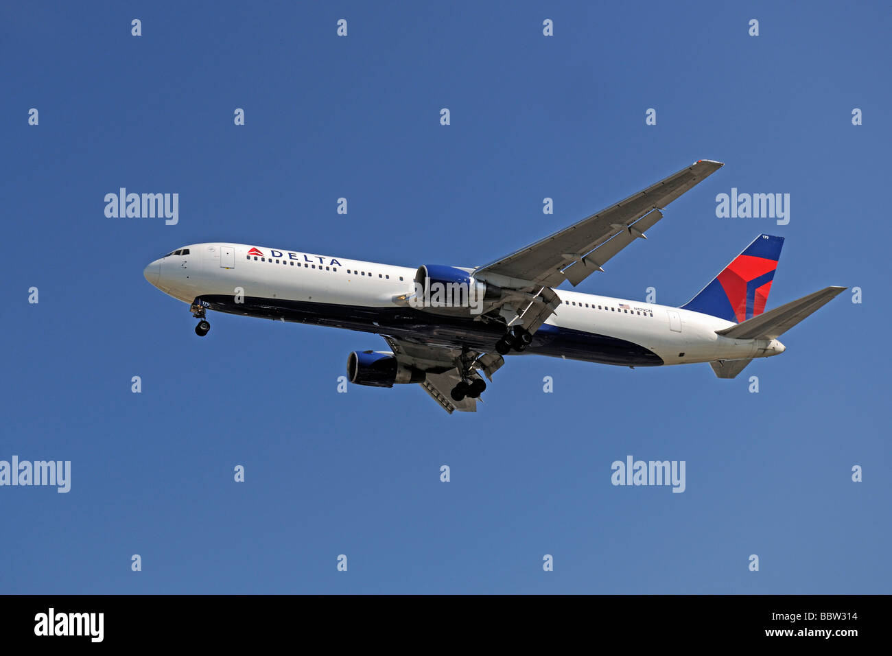 Boeing 757 of the airline company Delta Airlines Stock Photo