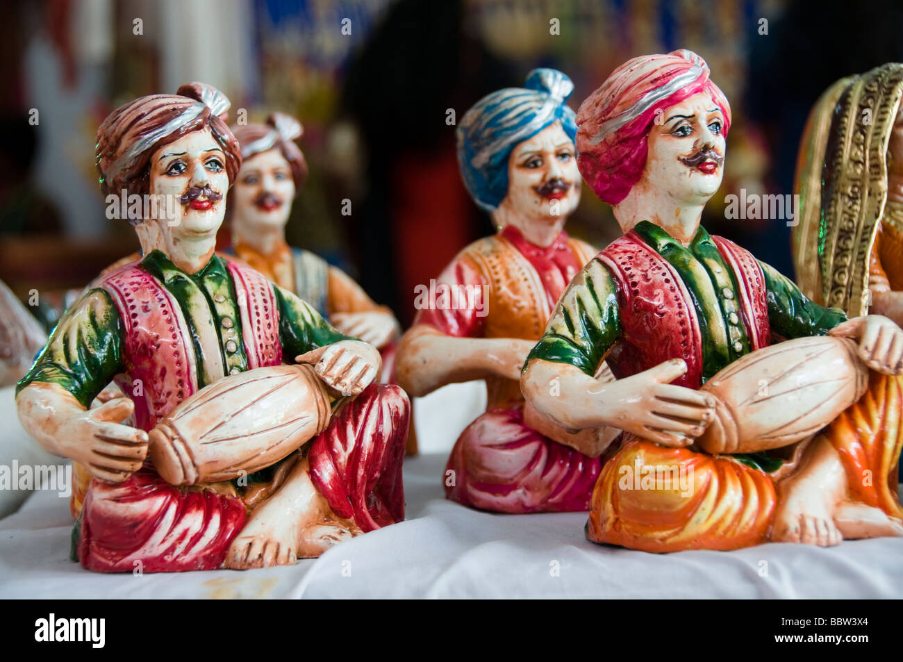 handicraft sale in India Stock Photo