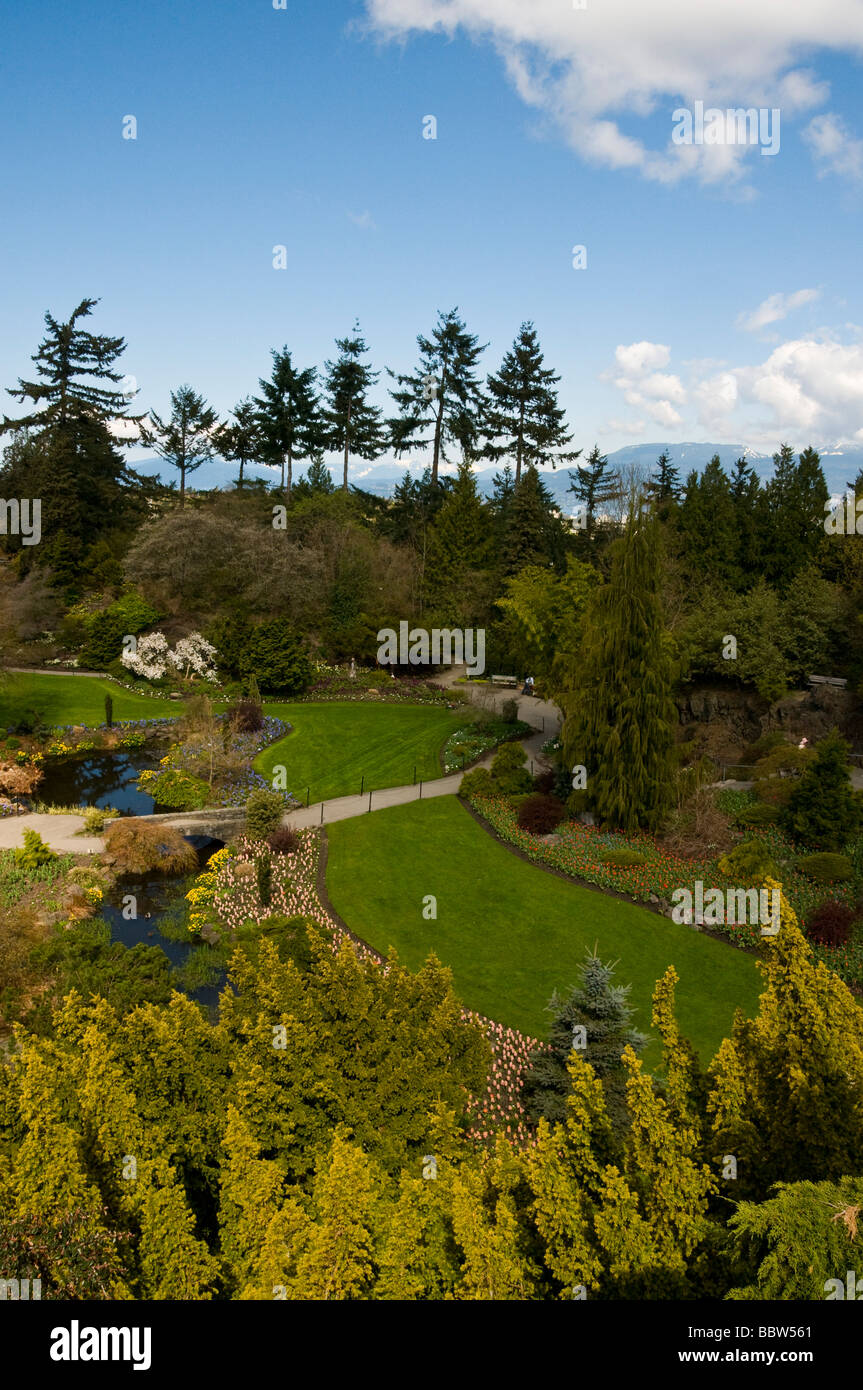 Queen Elizabeth Park Vancouver Canada Stock Photo Alamy
