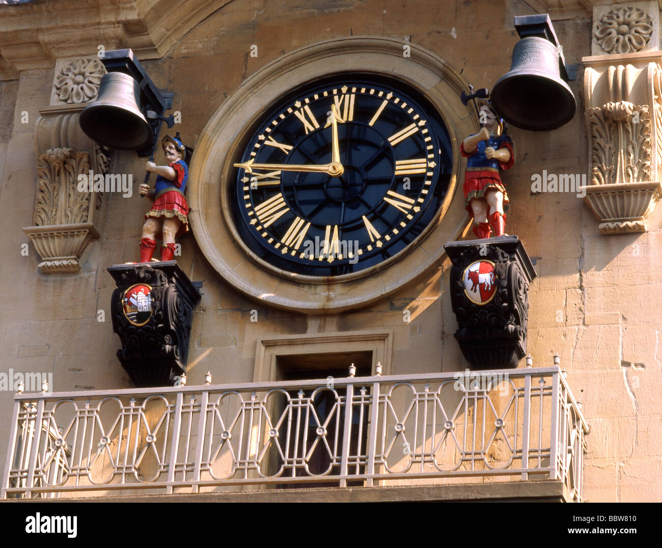 England Bristol broad street clock Stock Photo Alamy