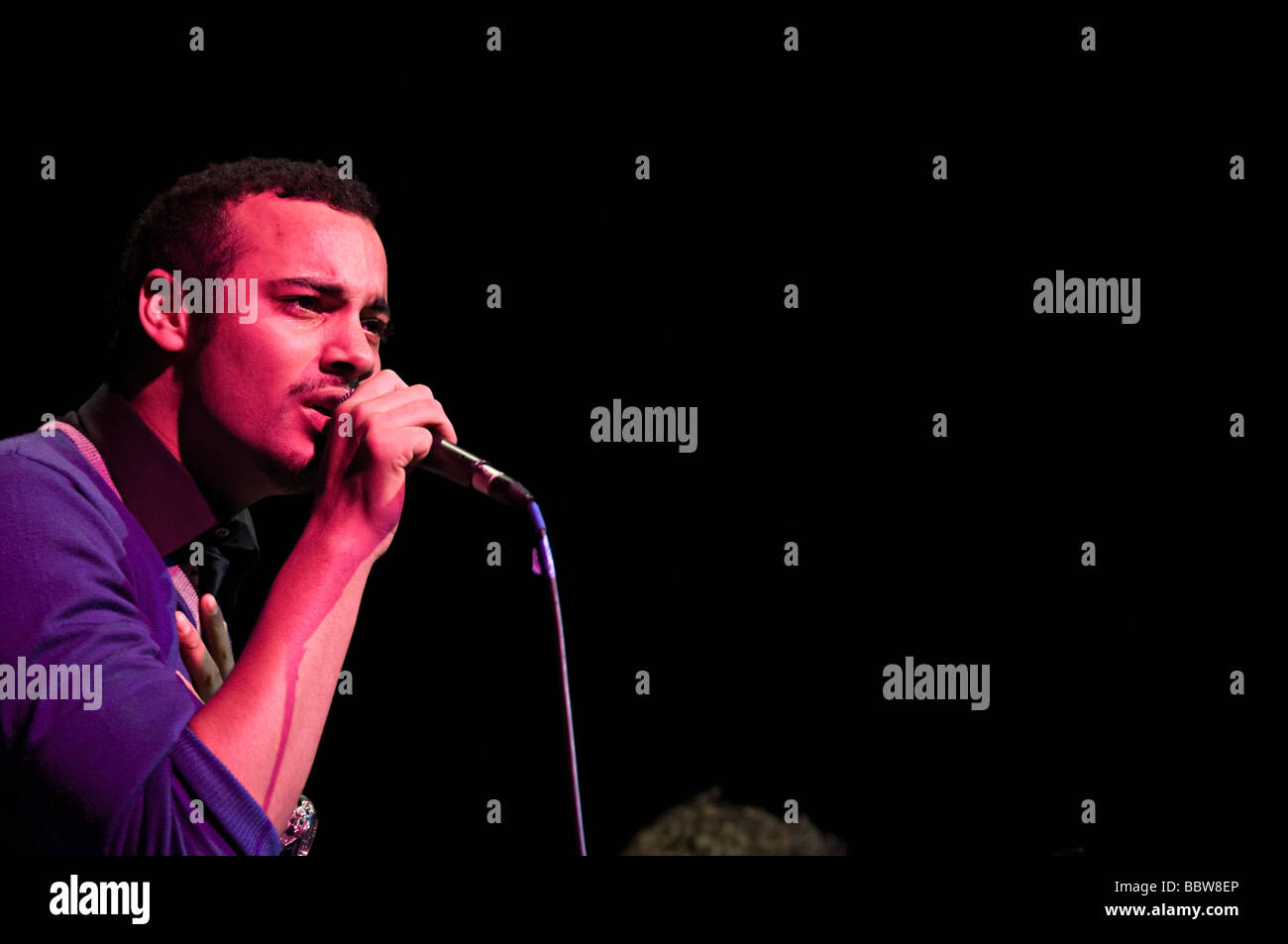 bryn christopher british r and b singer at gigbeth in birmingham 2008 ...