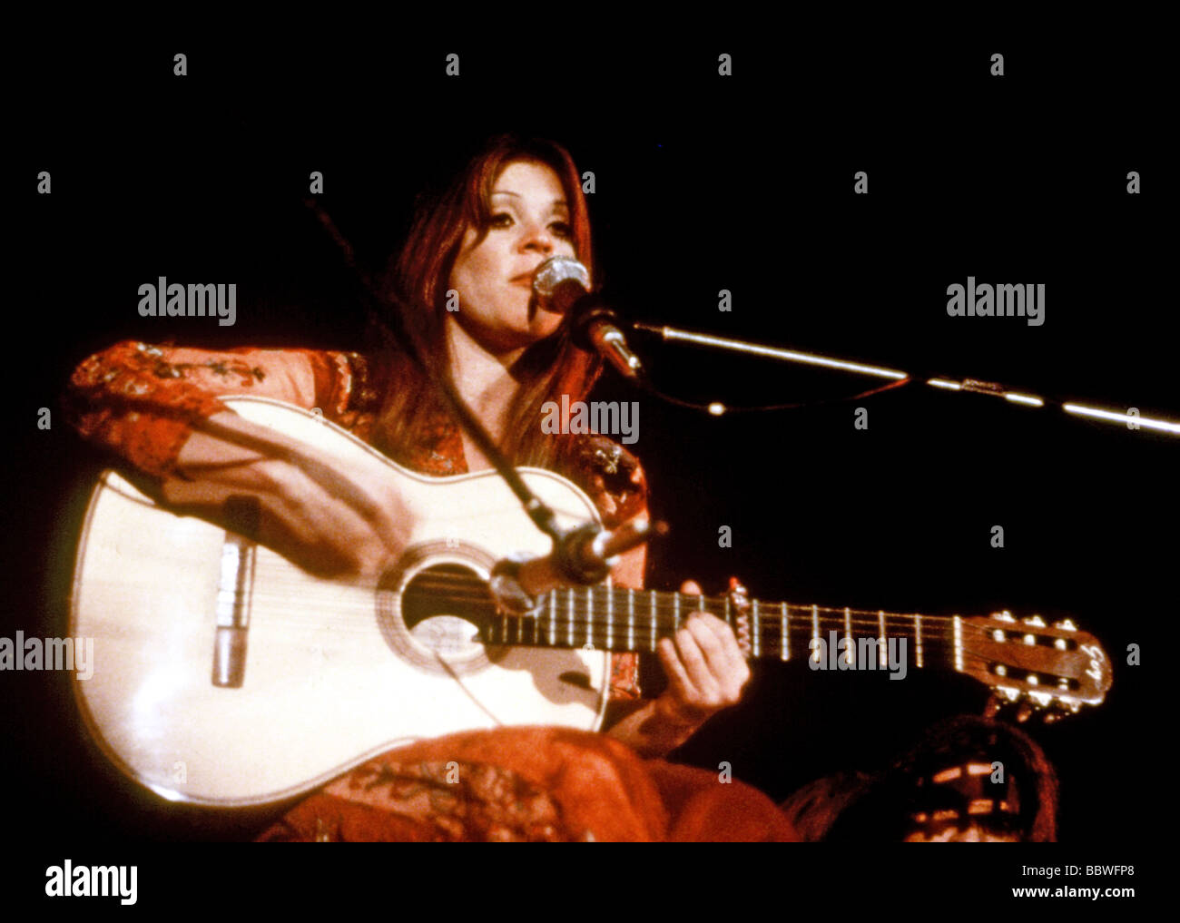 MELANIE  - US singer/songwriter about 1970 Stock Photo