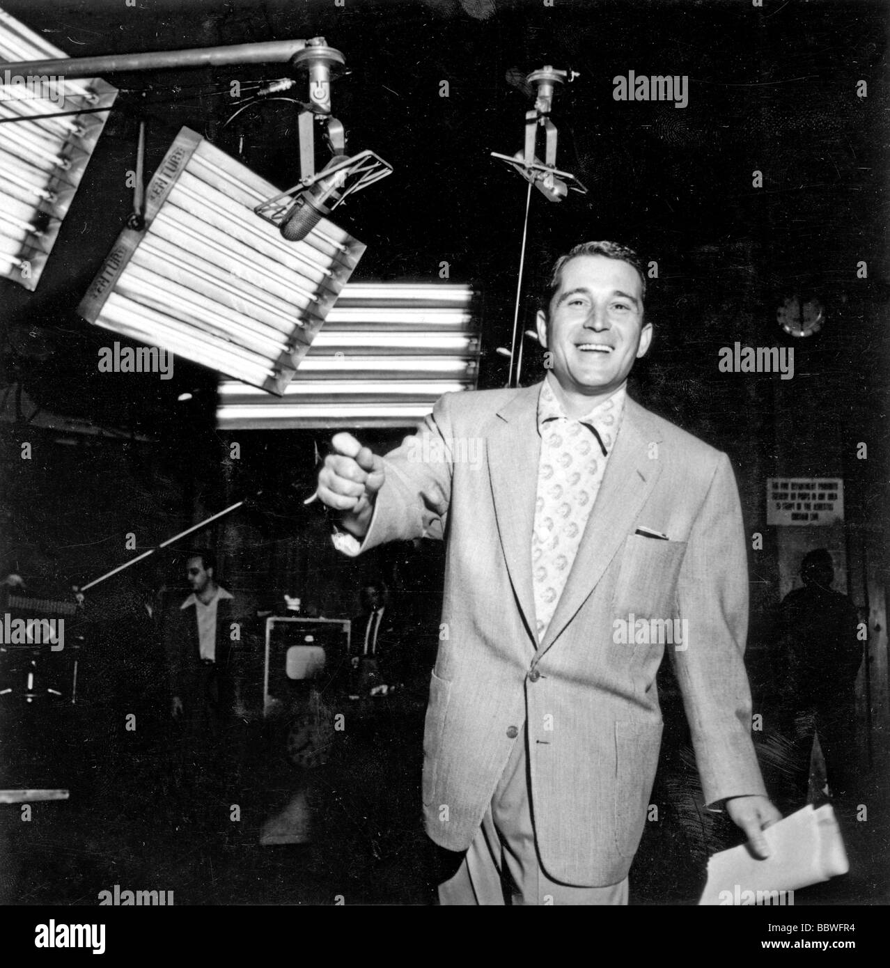 PERRY COMO US singer Stock Photo Alamy
