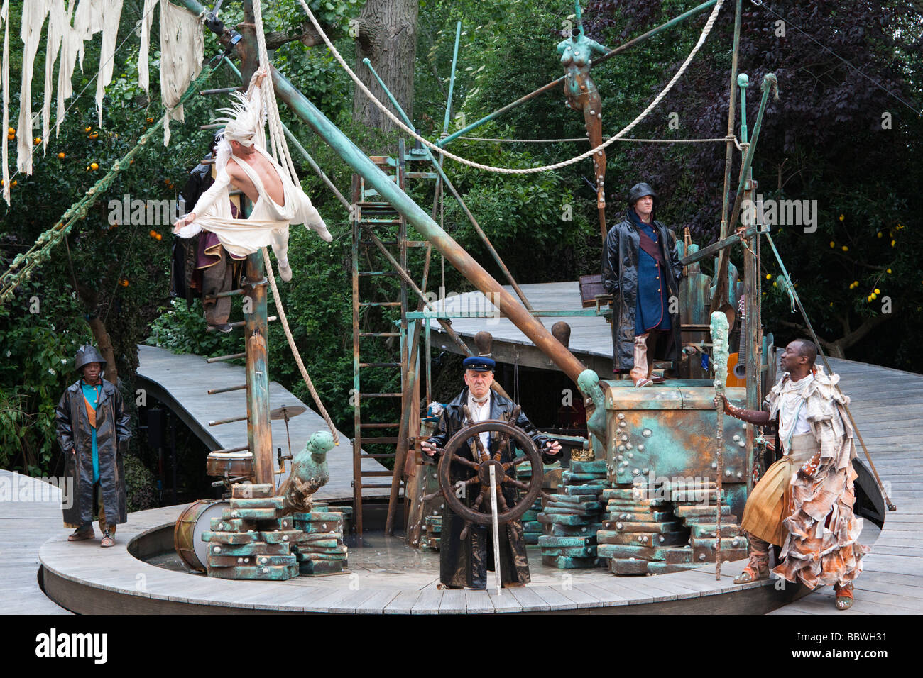 The Tempest play by William Shakespeare staged at the Regent's Park
