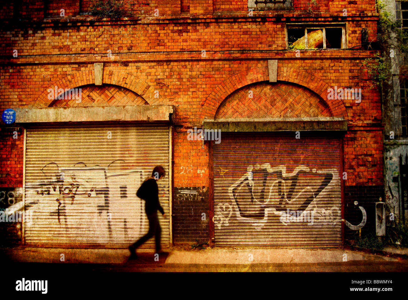 urban street life Stock Photo