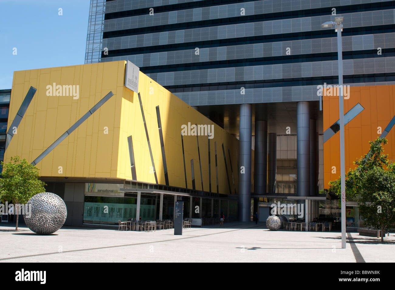 Brisbane Square Library and Customer Centre Brisbane Australia Stock