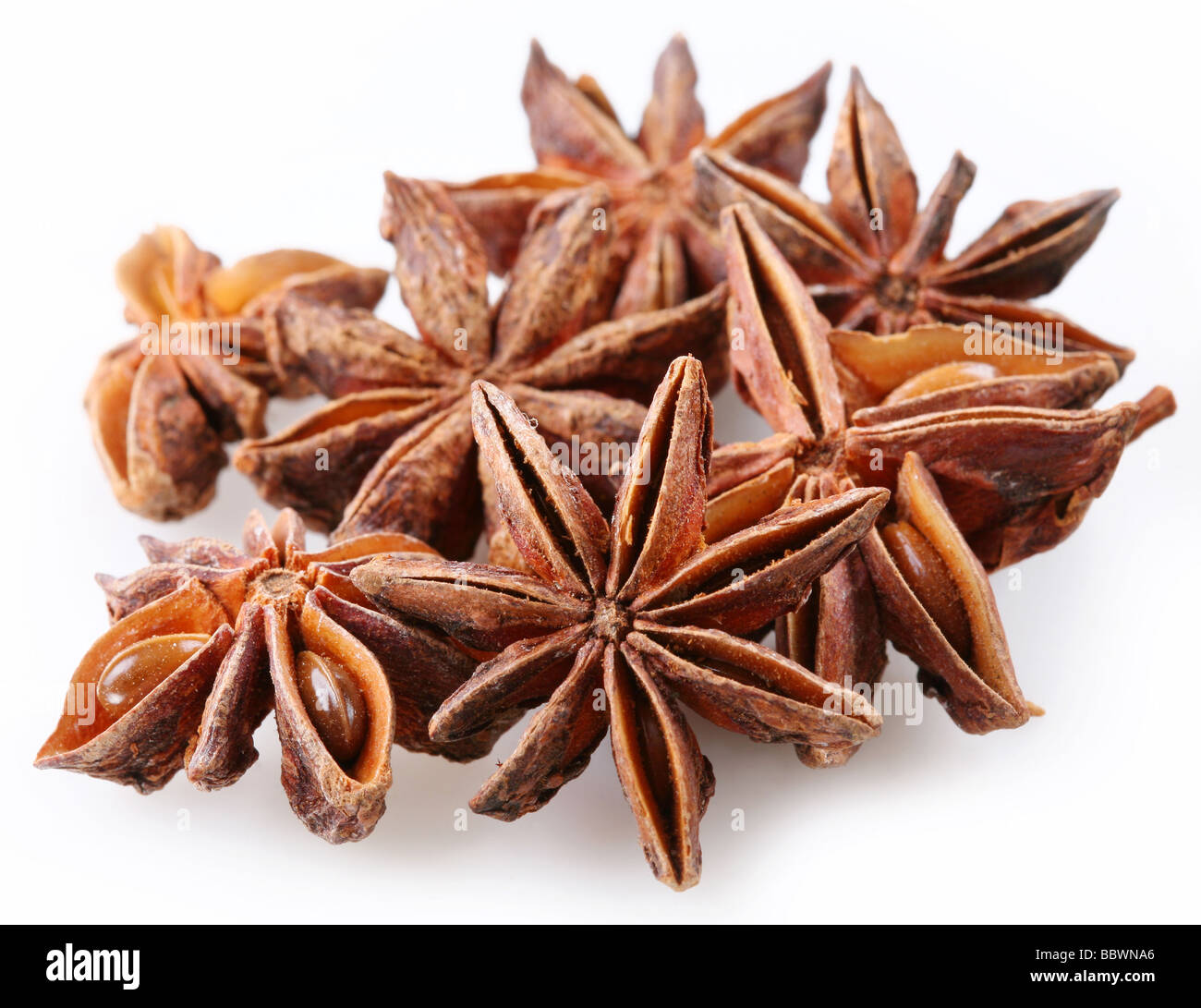 seed of anise on a white background Stock Photo Alamy