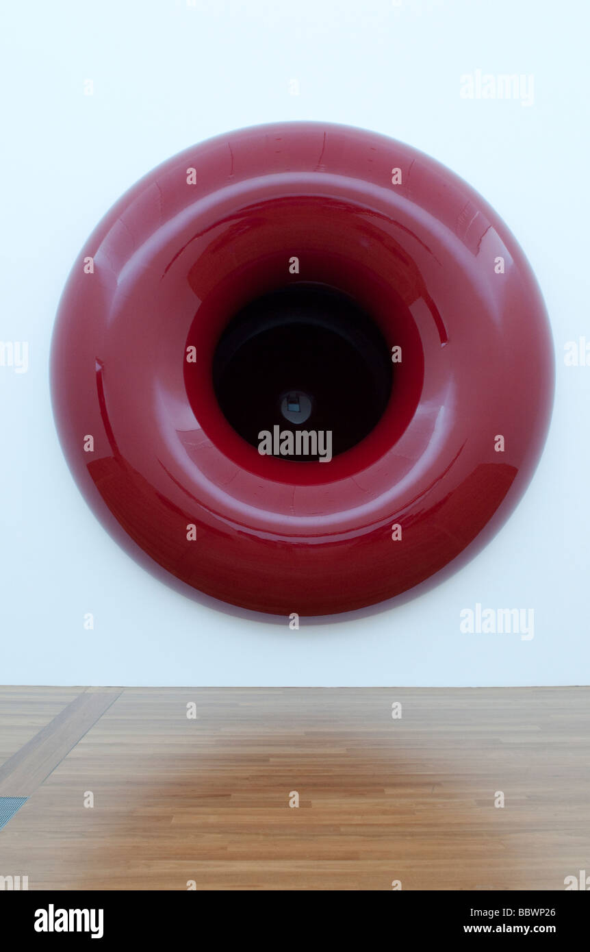 Untitled 2007 sculpture by Anish Kapoor in GOMA Gallery of Modern Art, Brisbane, Australia Stock Photo