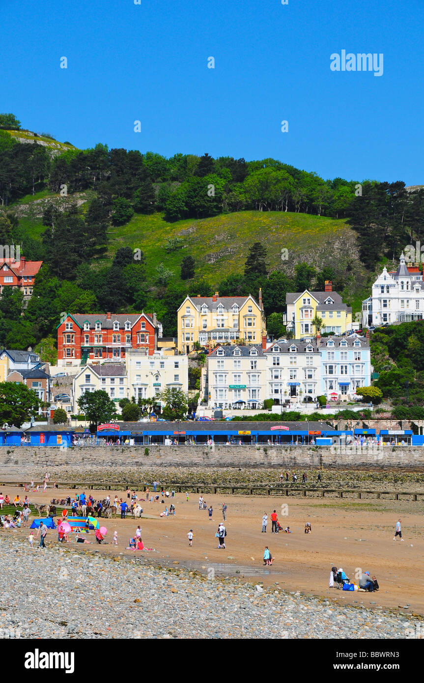 Llandudno beach looking towards the Great Orme, Llandudno, North Wales