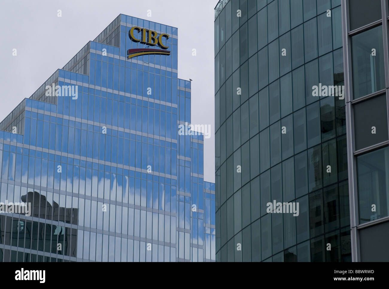 CIBC office building in downtown Vancouver, British Columbia, Canada Stock Photo