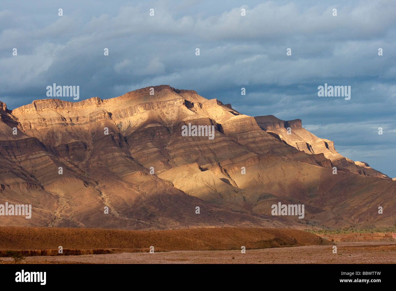 Anti Atlas in the Draa Valley in Morocco North Africa Stock Photo