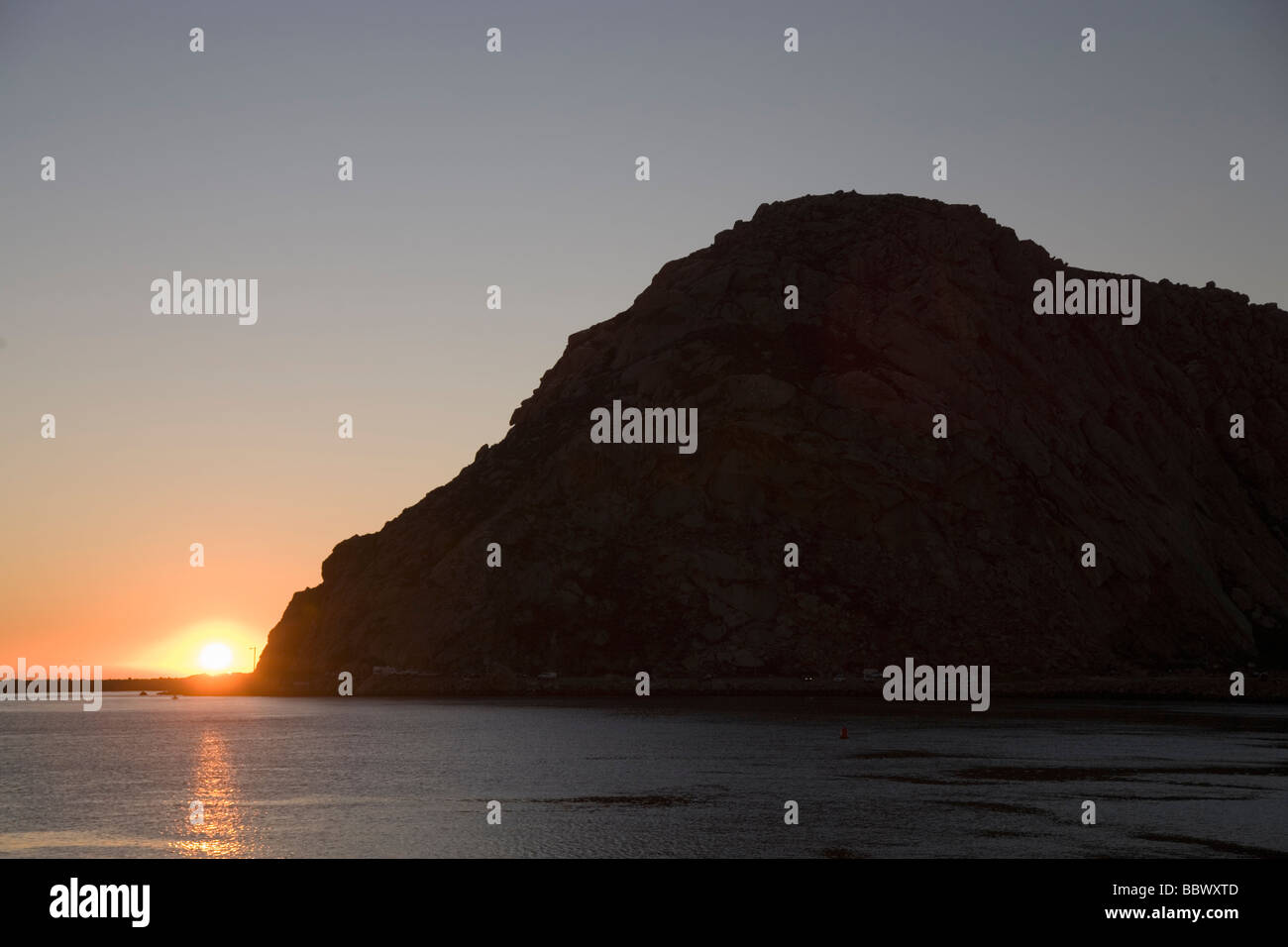 Morro rock california sunset hi-res stock photography and images - Alamy