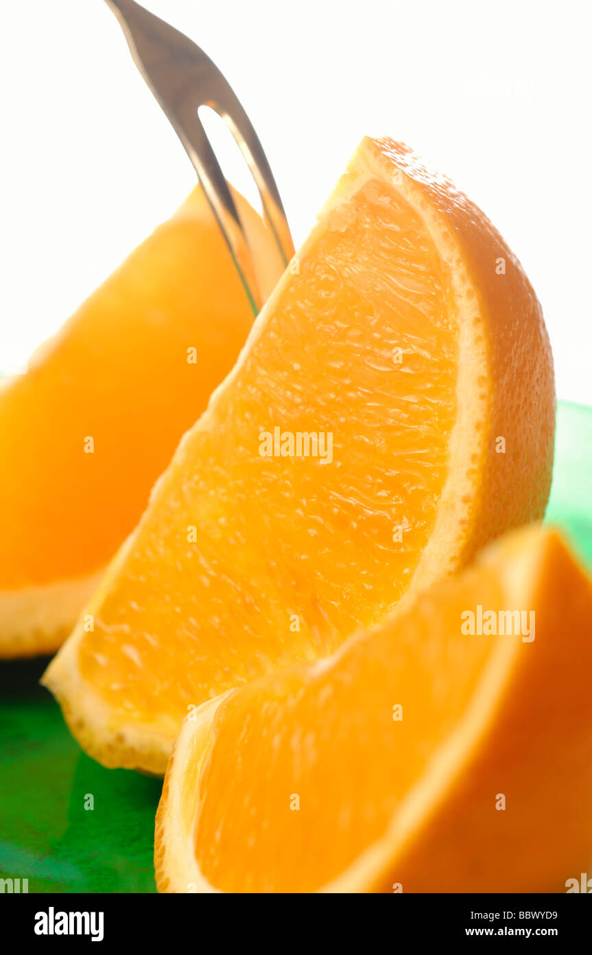 Cut Orange Stock Photo