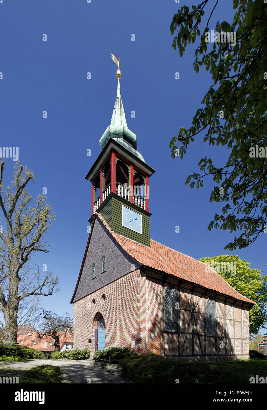 Johanniskirche St. John's church, Ploen, Holstein Switzerland, Schleswig-Holstein, Germany, Europe Stock Photo