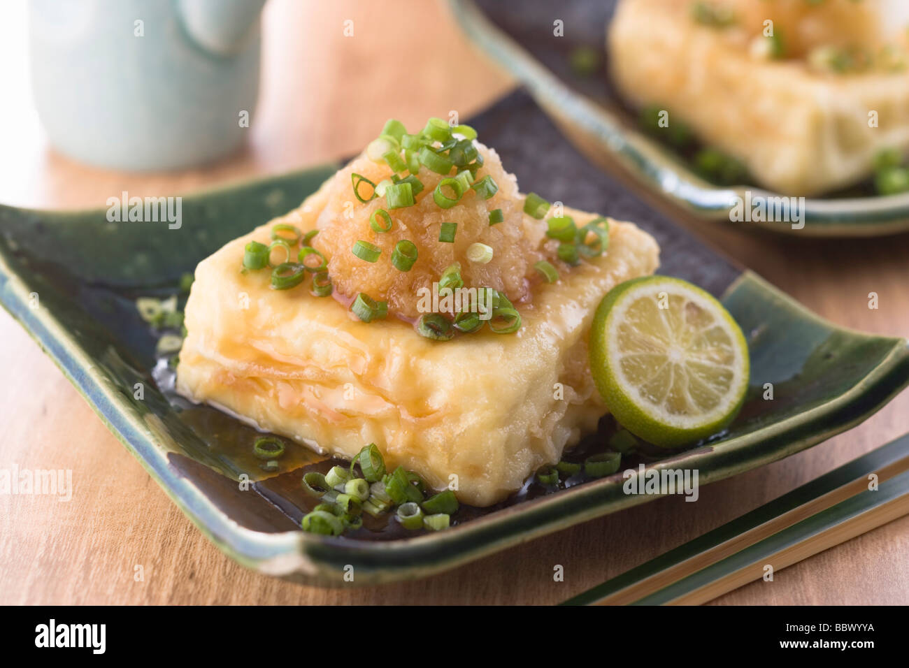 Deep Fried Bean Curd Stock Photo Alamy