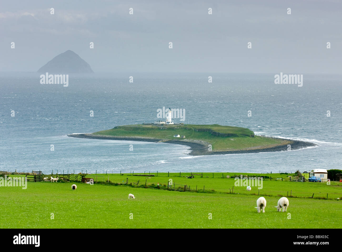 Pladda Lighthouse Isle of Arran Scotland Stock Photo Alamy