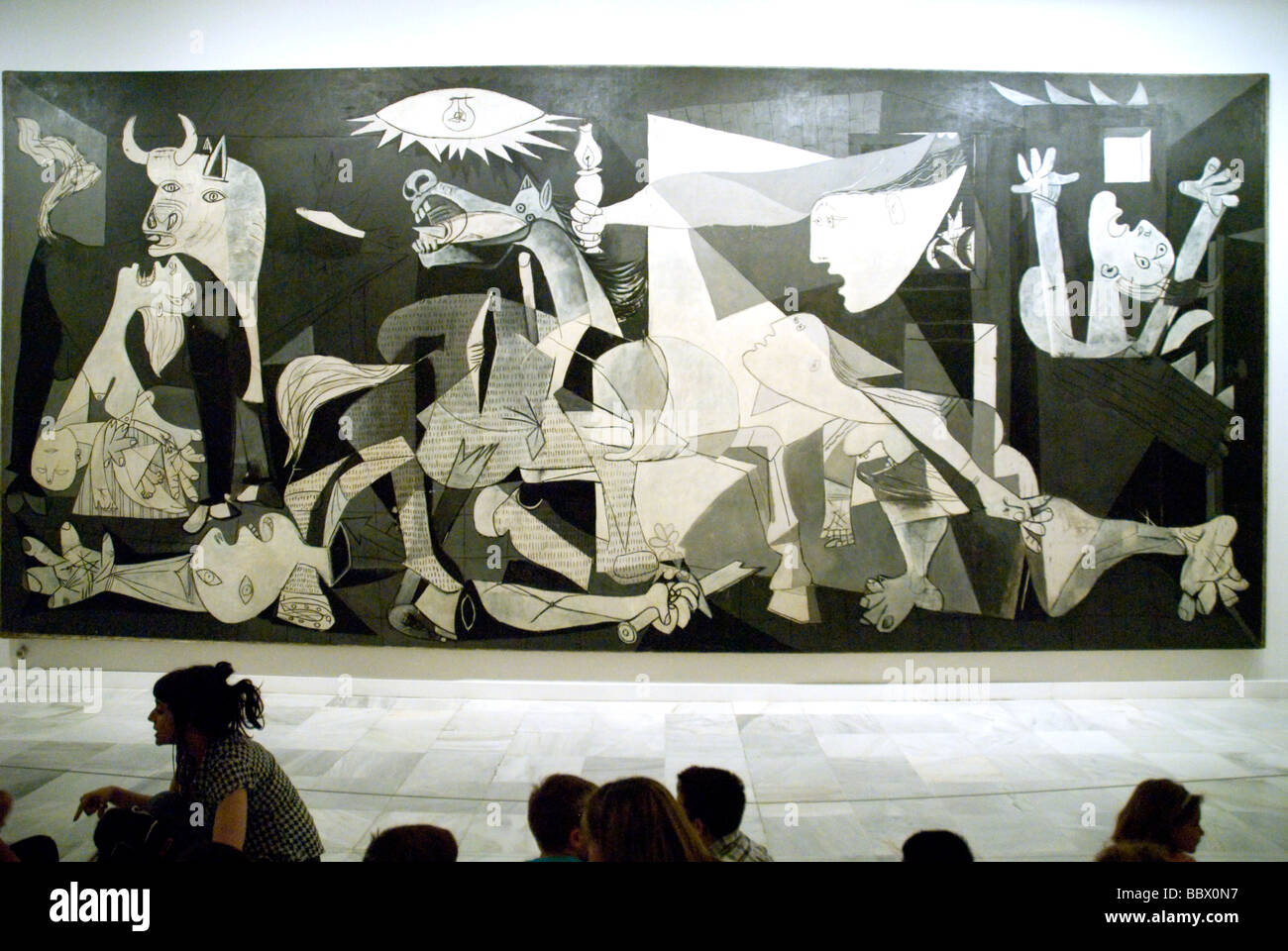 Picasso's 'Guernica' at the Museo Nacional Centro de Arte Reina Sofía,  Madrid, Spain Stock Photo