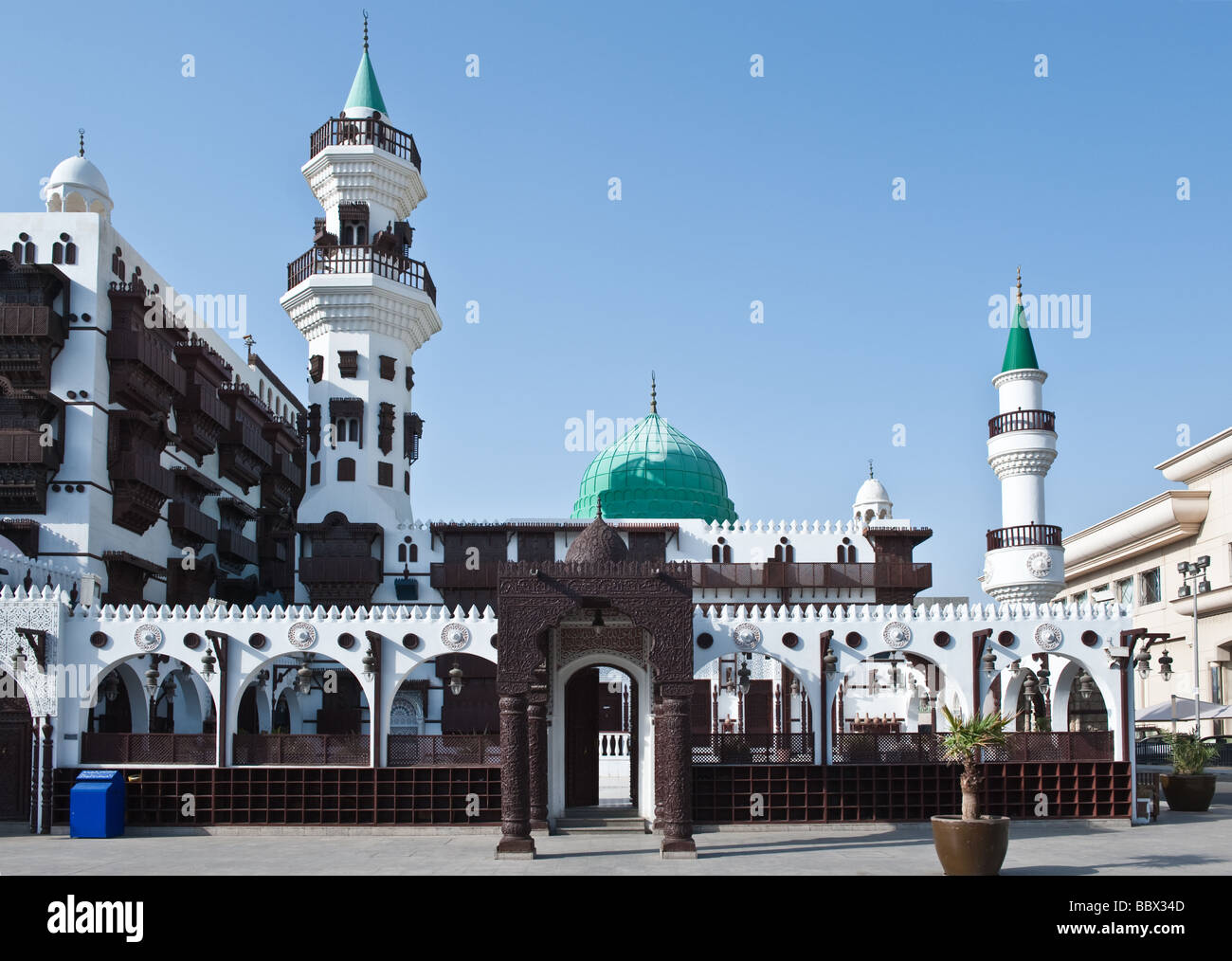 Jeddah the Abdul Raouf Khalif museum and mosque Stock Photo