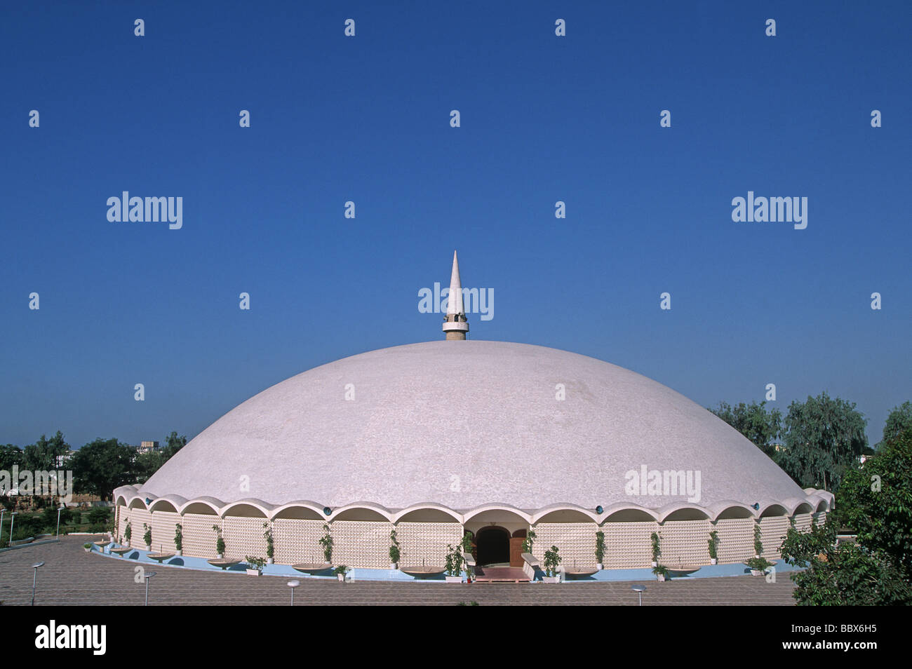 Pakistan Sind Region Karachi Defence Society Mosque Stock Photo