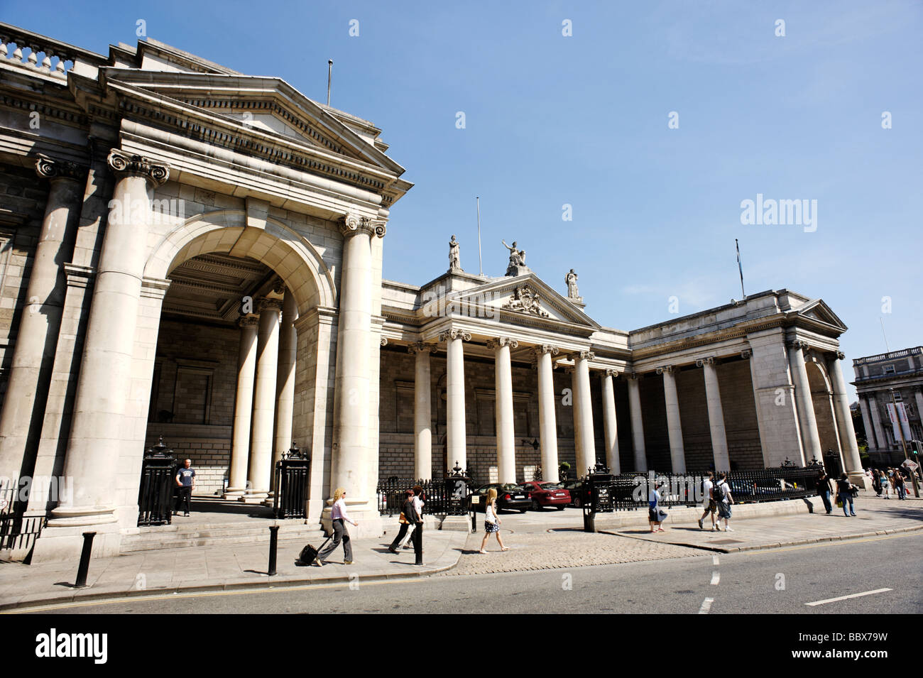 The Bank of Ireland Dublin Republic of Ireland Stock Photo