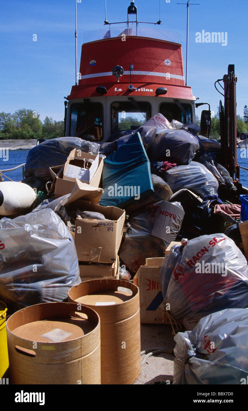 Luggage on steamer Stock Photo Alamy