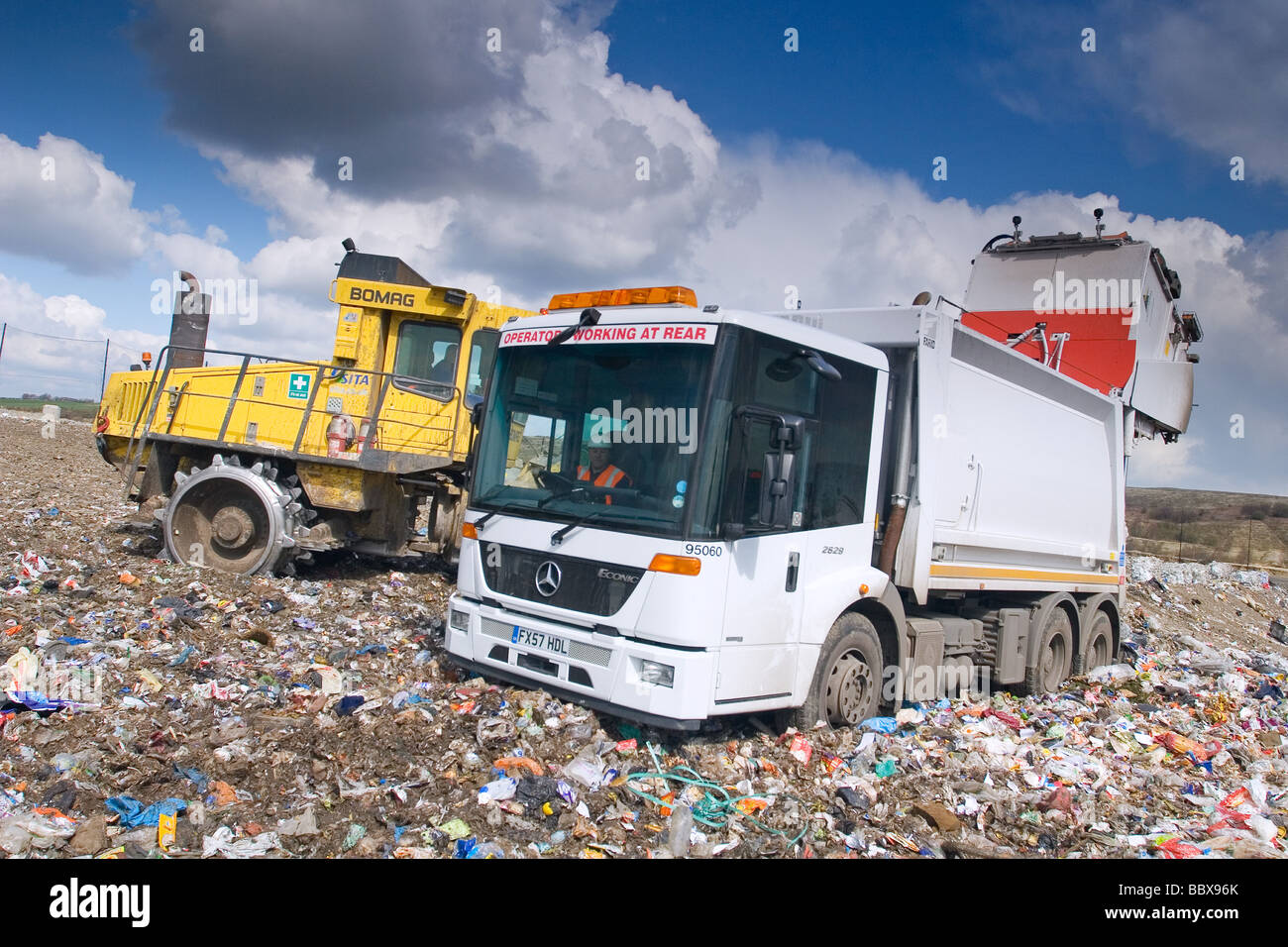 A landfill waste site for domestic waste Stock Photo Alamy
