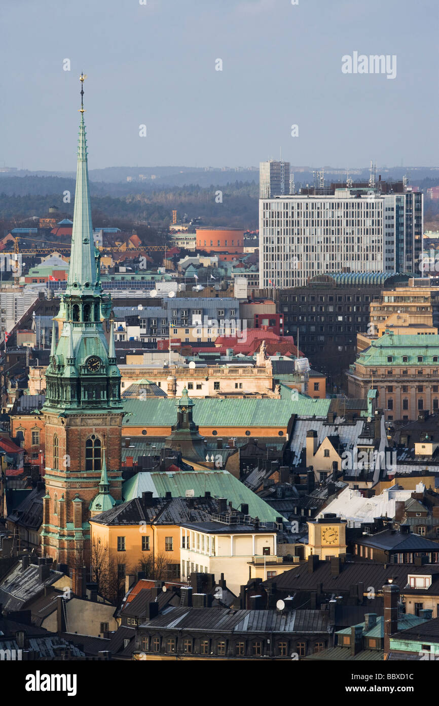 View of Stockholm Sweden. Stock Photo