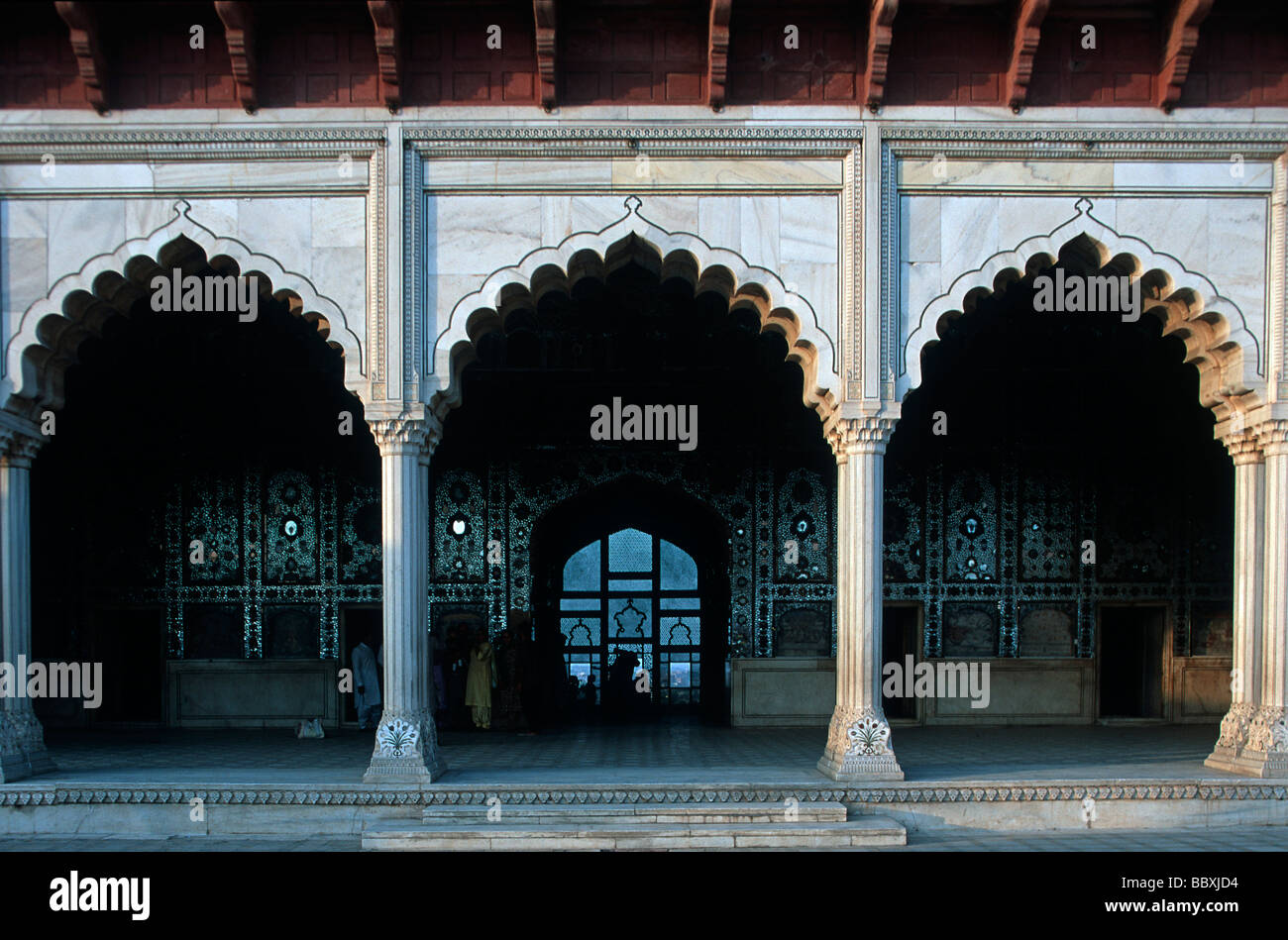 Pakistan Punjab Region Lahore Shish Mahal fort Mirrors palace Stock