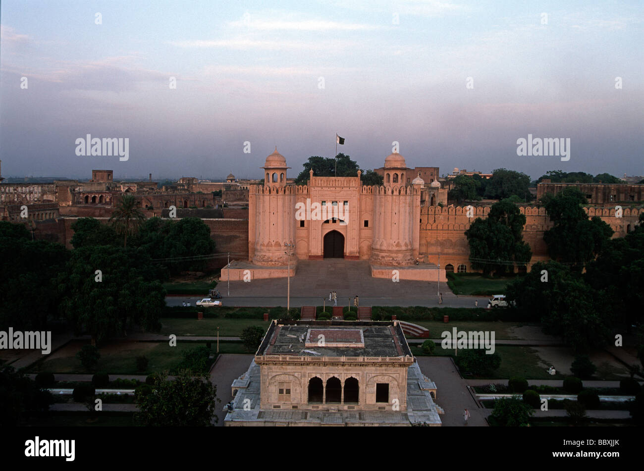 Pakistan Punjab Region Lahore Lahore Fort Alamgiri Gate Stock Photo