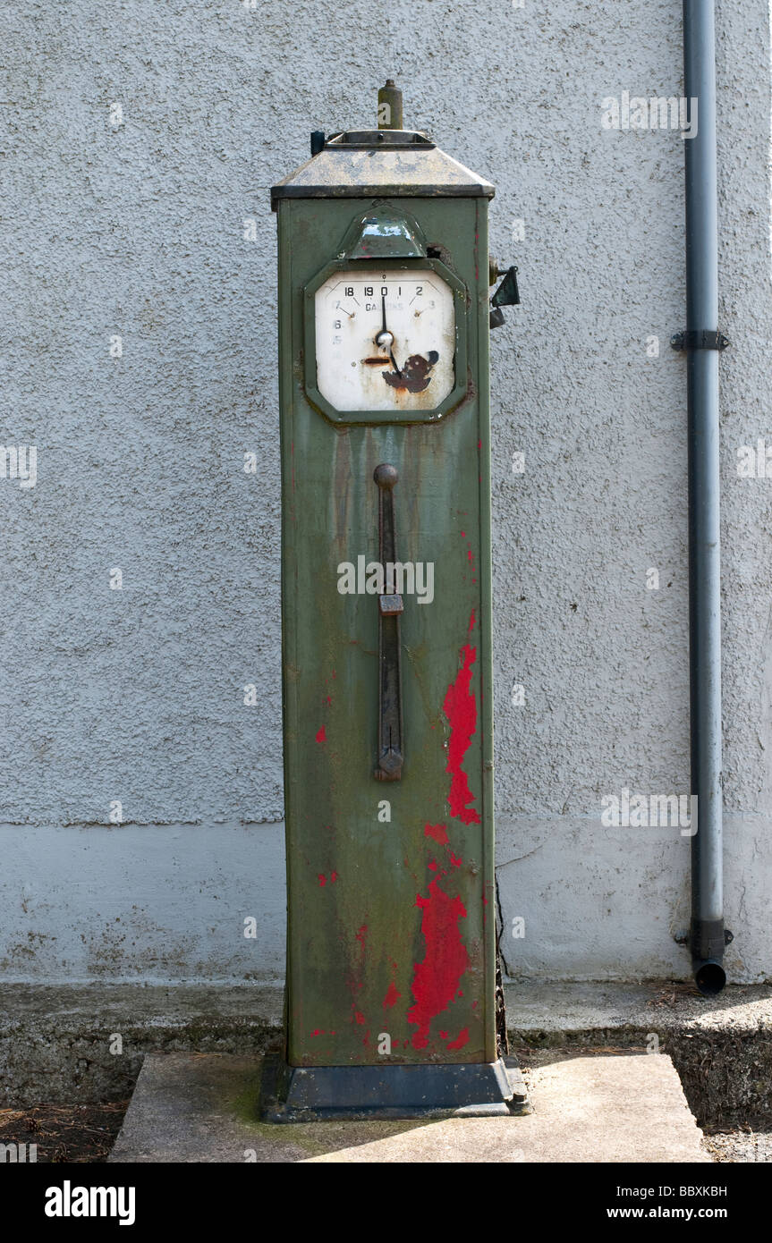 Old petrol pump (not in use) Stock Photo