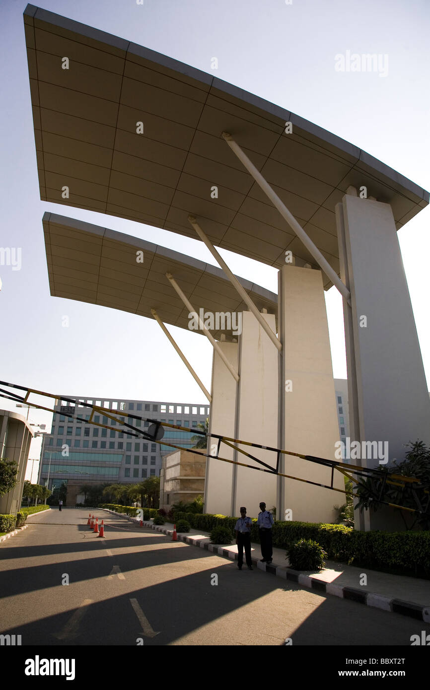 The gate of the IBM premises in Chennai, India Stock Photo Alamy