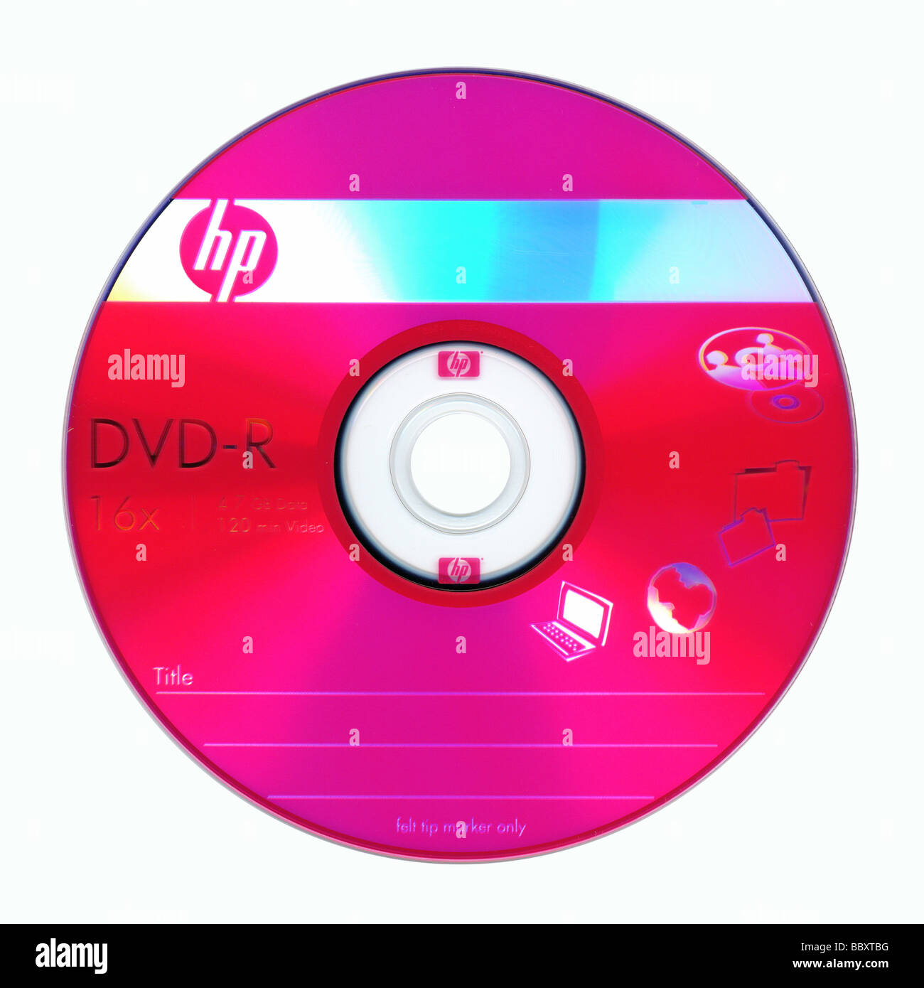 single sided DVD-R Stock Photo