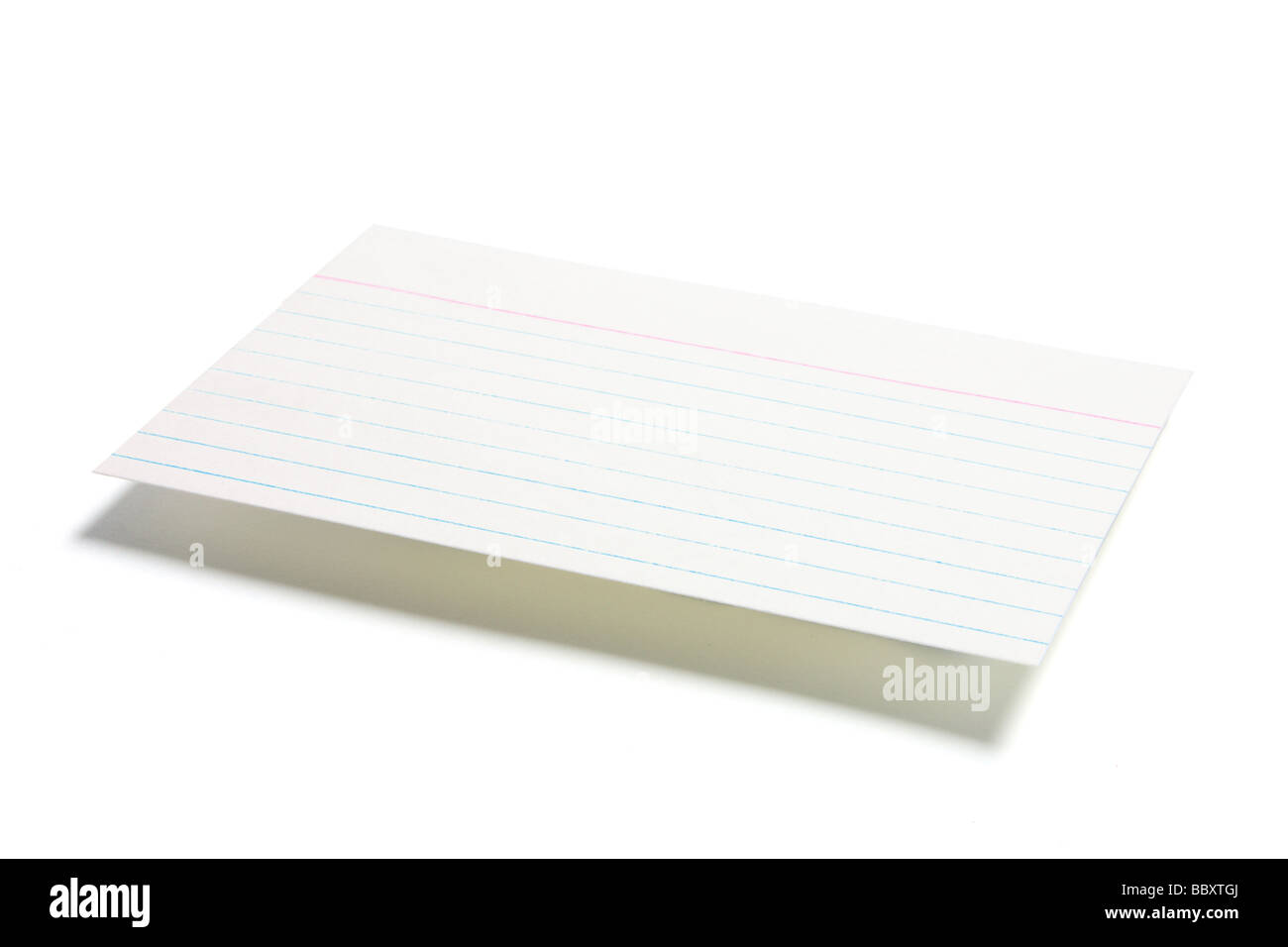 Index File Card Stock Photo Alamy