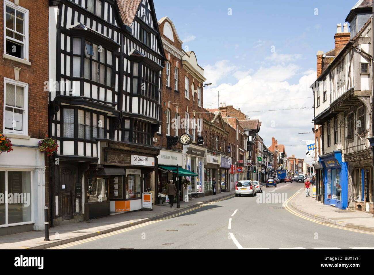 The High Street, Tewkesbury, Gloucestershire Stock Photo Alamy