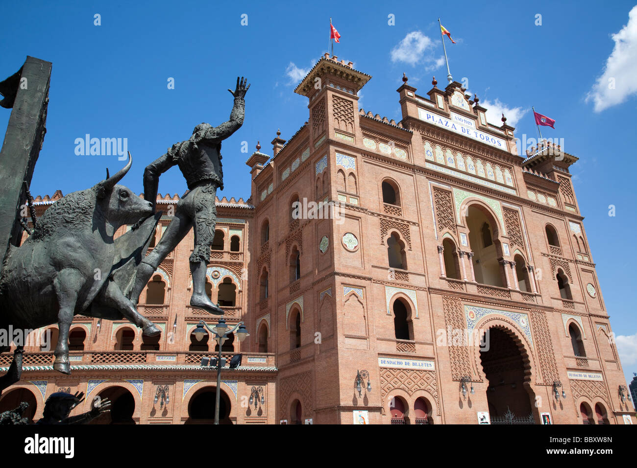 Plaza de Toros de Las Ventas bullring, Madrid, Spain Stock Photo