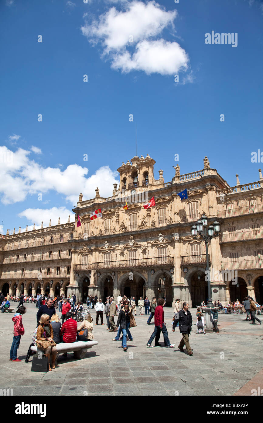 Plaza Mayor, Salamanca, Spain Stock Photo