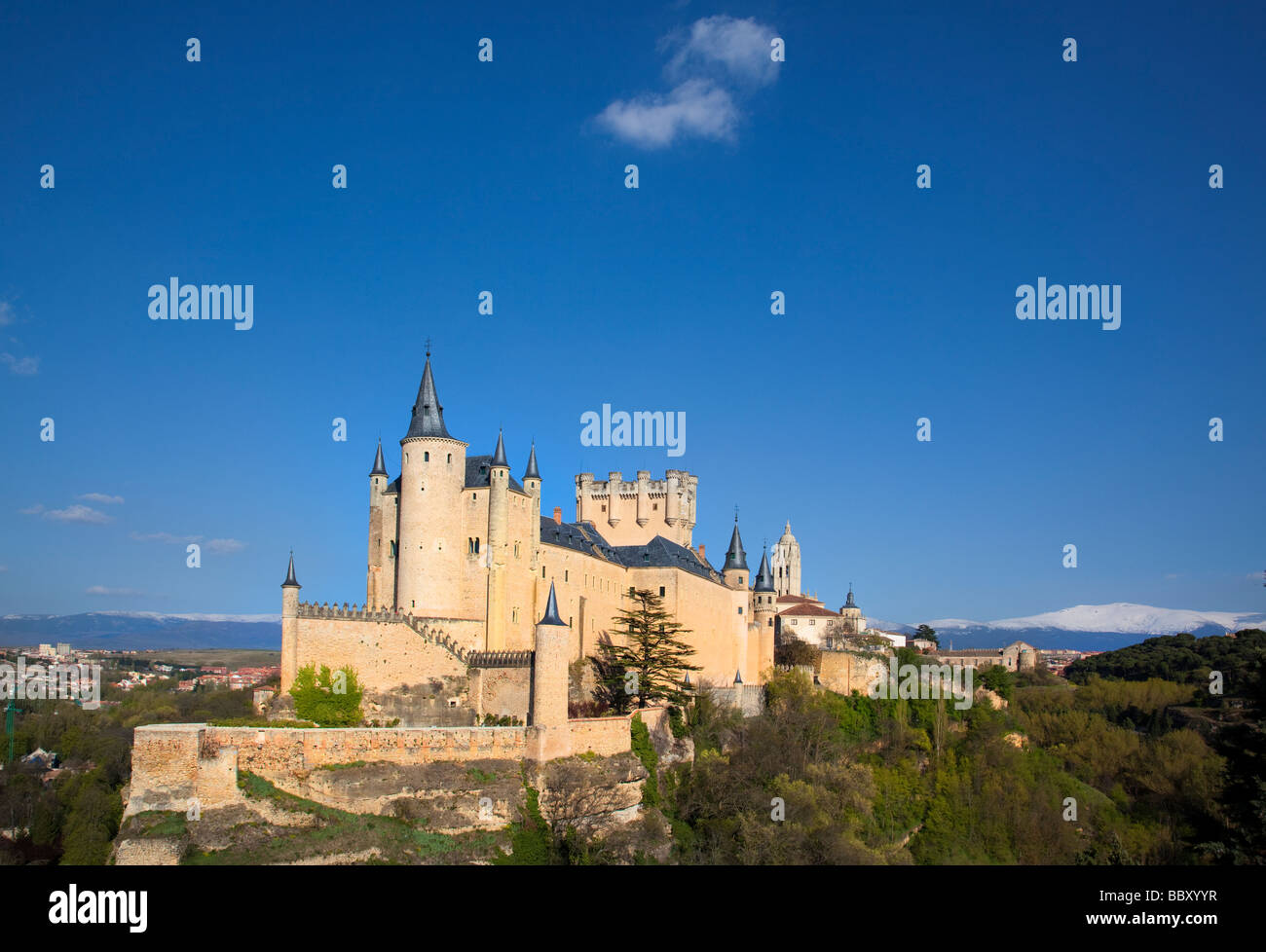 Segovia Castle, Segovia, Spain Stock Photo