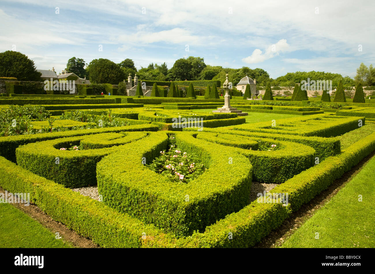 Pitmedden Gardens Aberdeen and Grampian Scotland Stock Photo Alamy