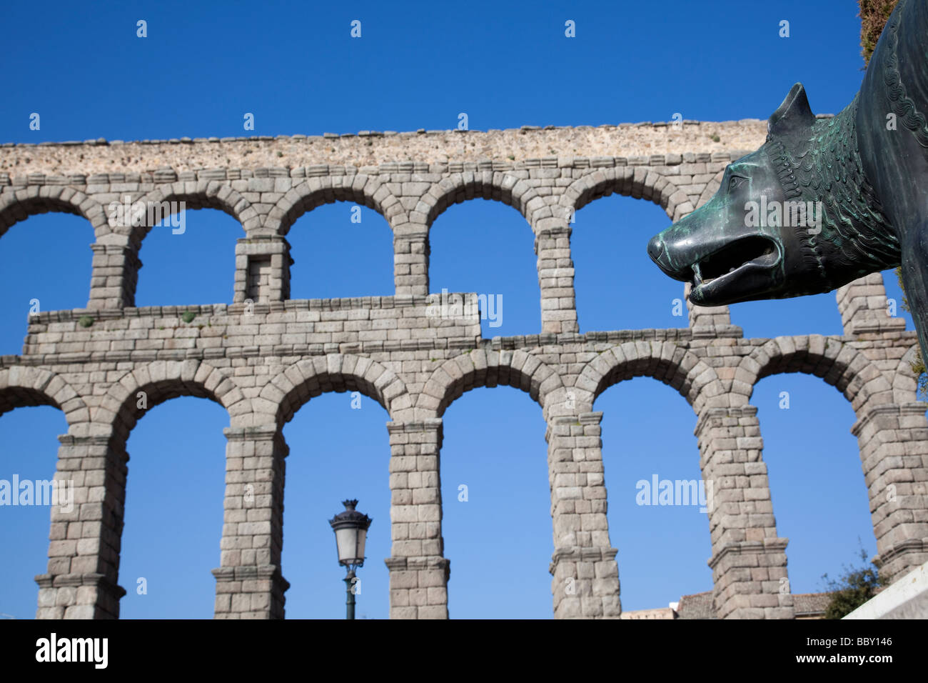 Aqueduct of Segovia, Roman aqueduct, Segovia, Spain Stock Photo - Alamy