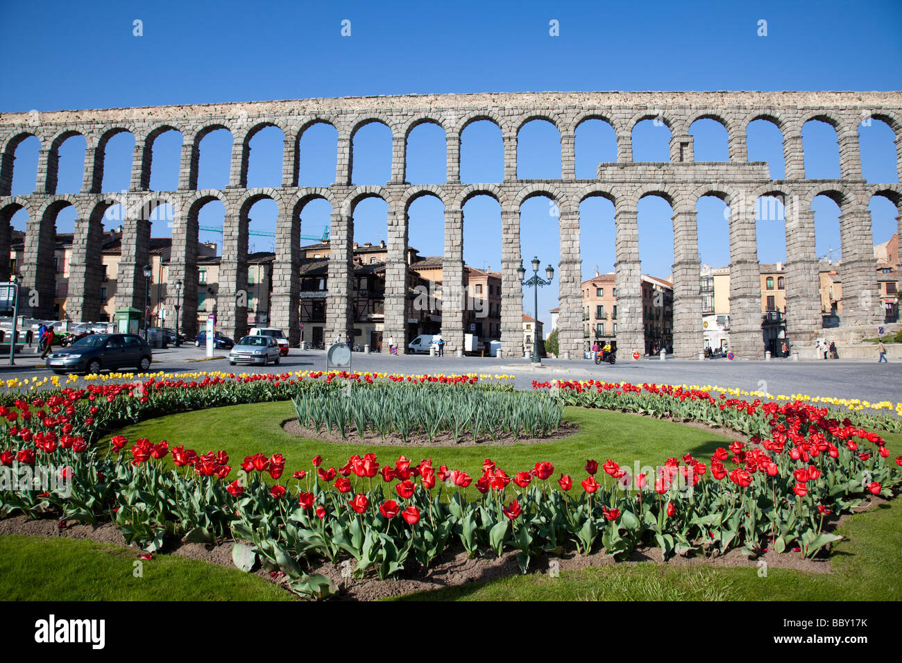 Aqueduct Of Segovia Roman Aqueduct Segovia Spain Stock Photo Alamy