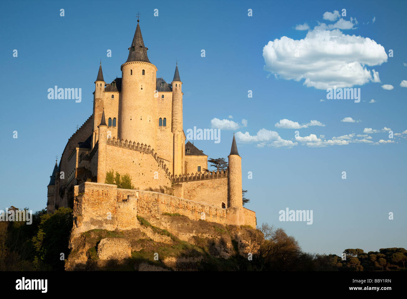 Segovia Castle, Segovia, Spain Stock Photo