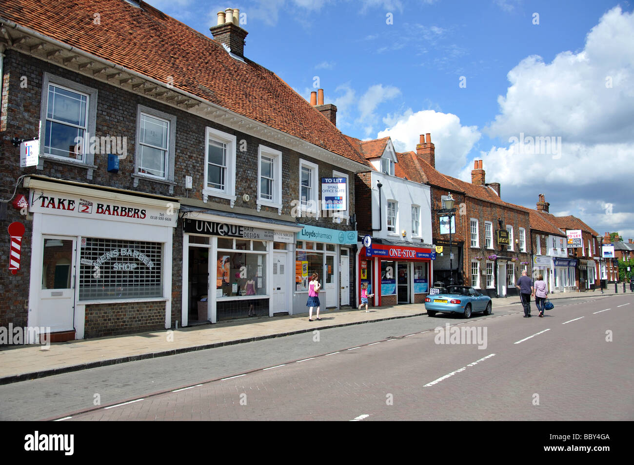 High Street, Theale, Berkshire, England, United Kingdom Stock Photo Alamy