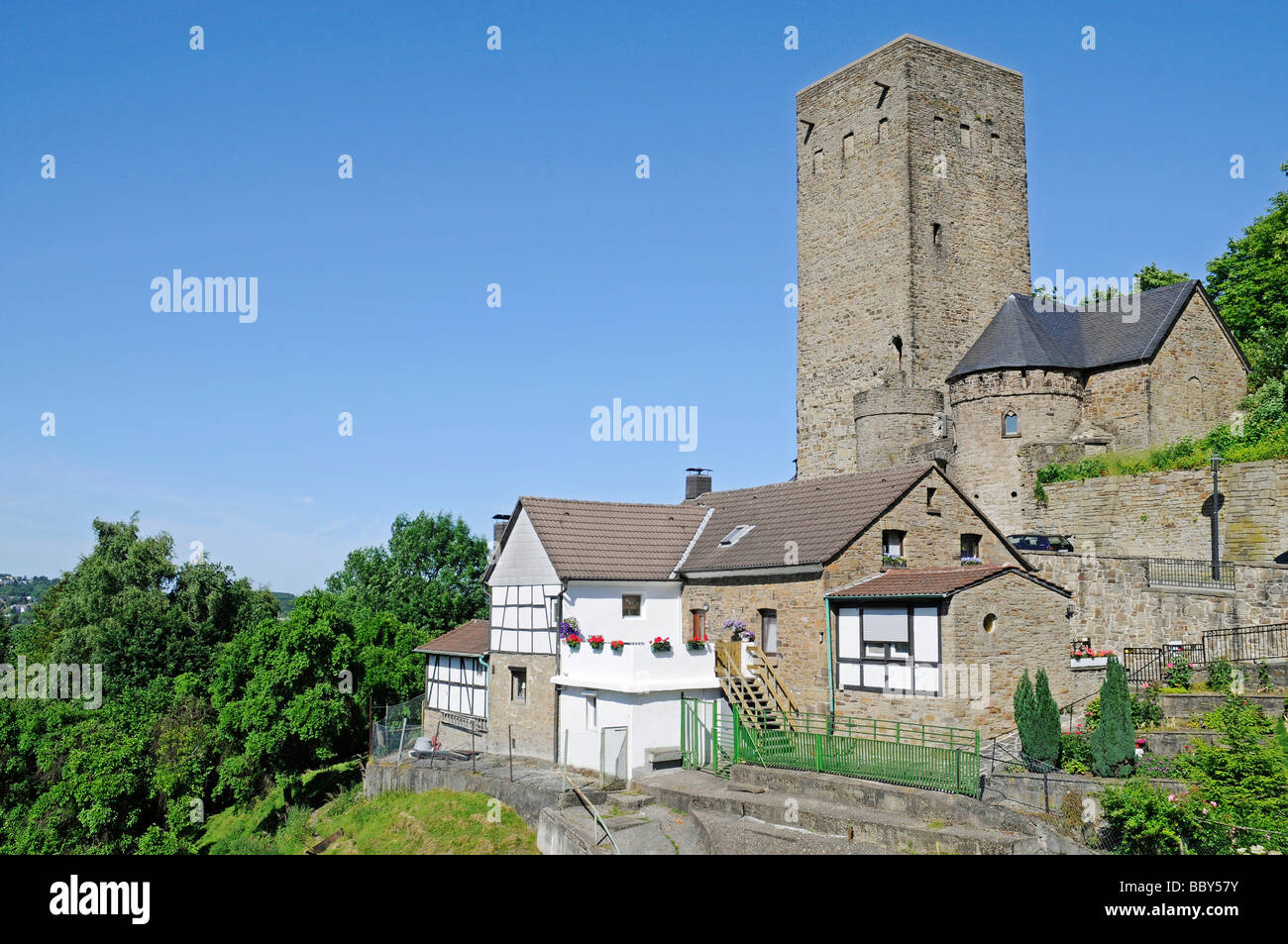 Blankenstein Castle, Hattingen, North Rhine-Westphalia, Germany, Europe ...