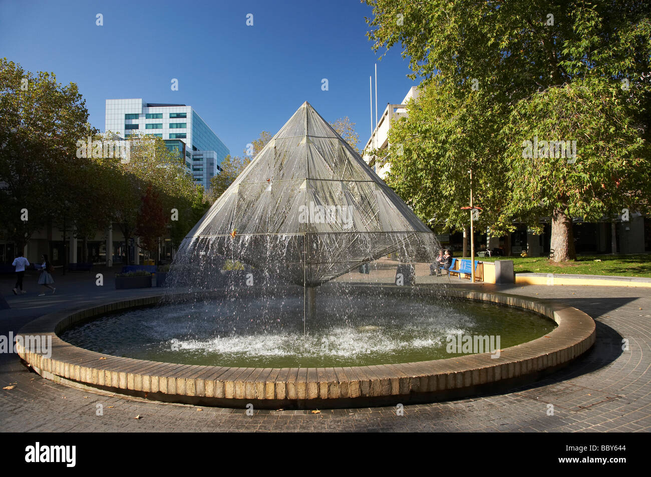 Fountain City Walk by the Canberra Centre Canberra ACT Australia Stock Photo
