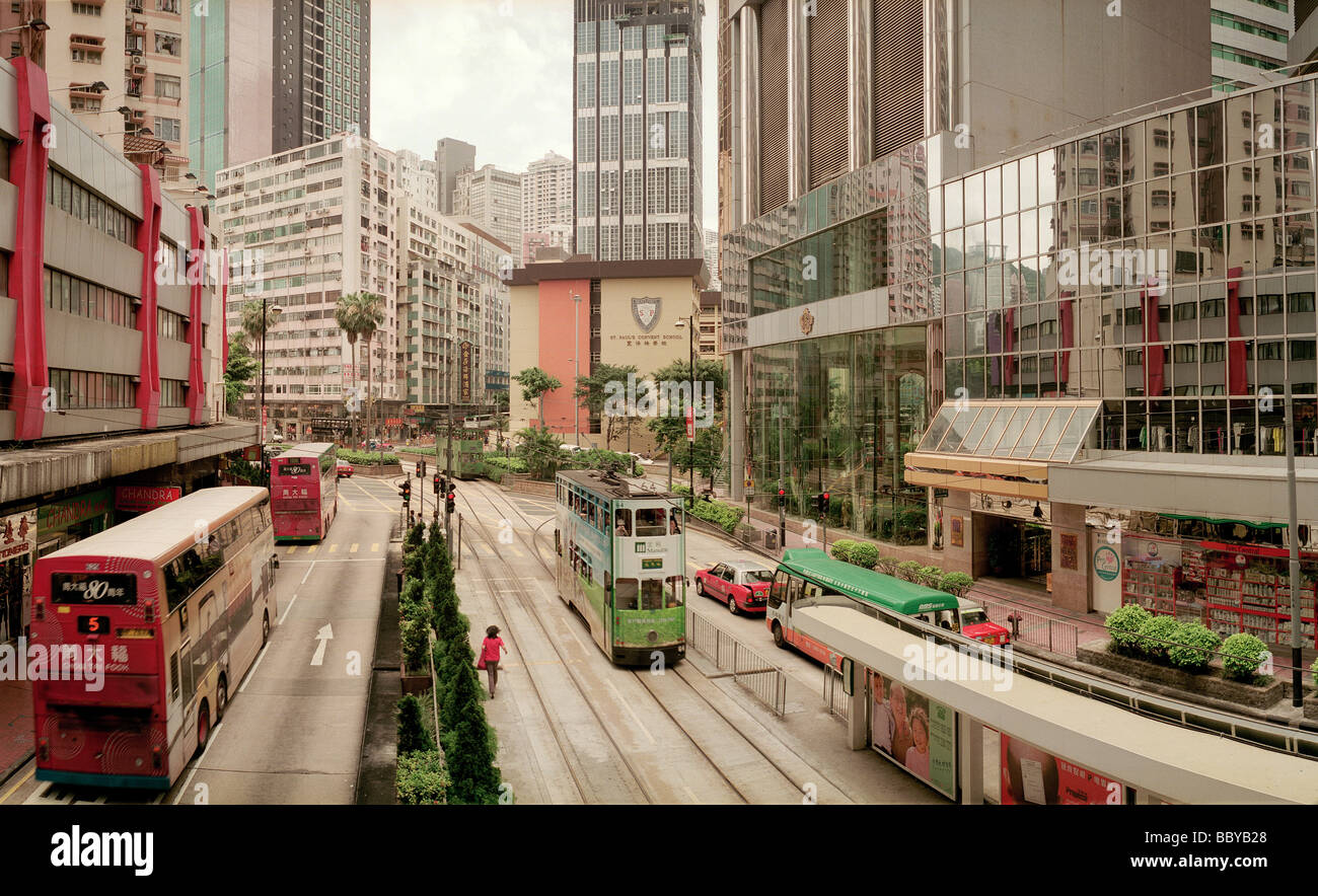 Yee Wo Street Causeway Bay Hong Kong Stock Photo