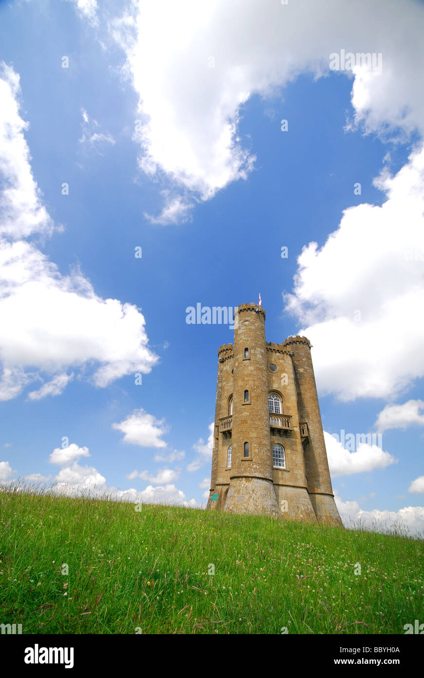 WORCESTERSHIRE, UK. Broadway Tower, near the village of Broadway in the