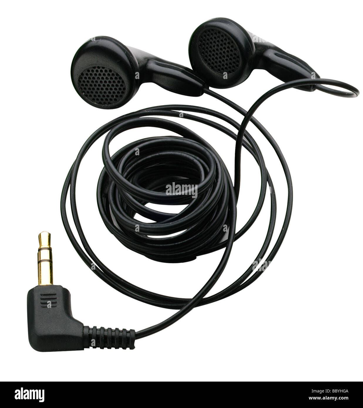 In ear headphones Stock Photo