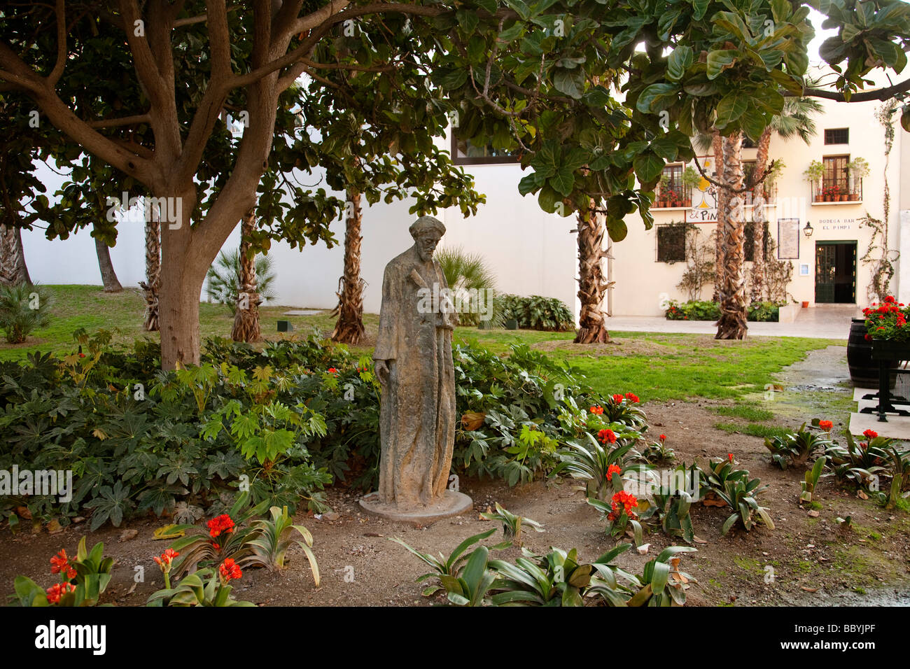 Jardines Museo Picasso Málaga Costa del Sol Andalucía España Gardens