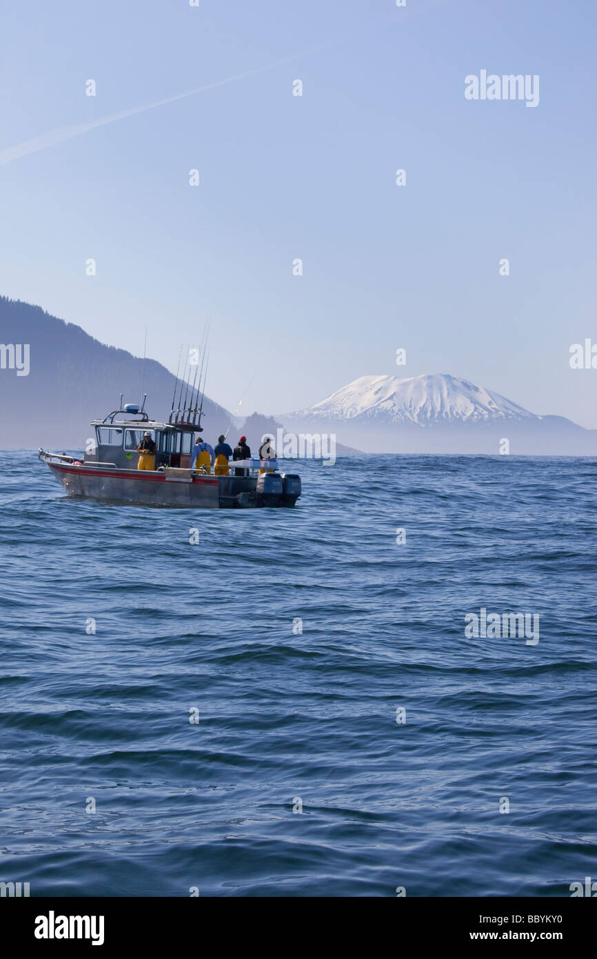 Fishing Sitka Southeast Alaska Stock Photo
